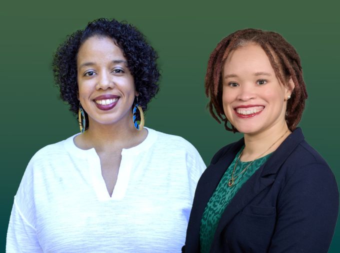 Composite portraits of Drs. Boveda and Porter