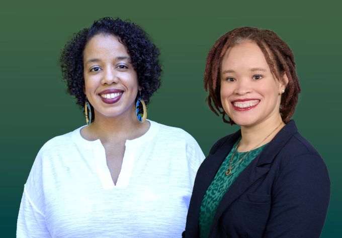 Composite portraits of Drs. Boveda and Porter